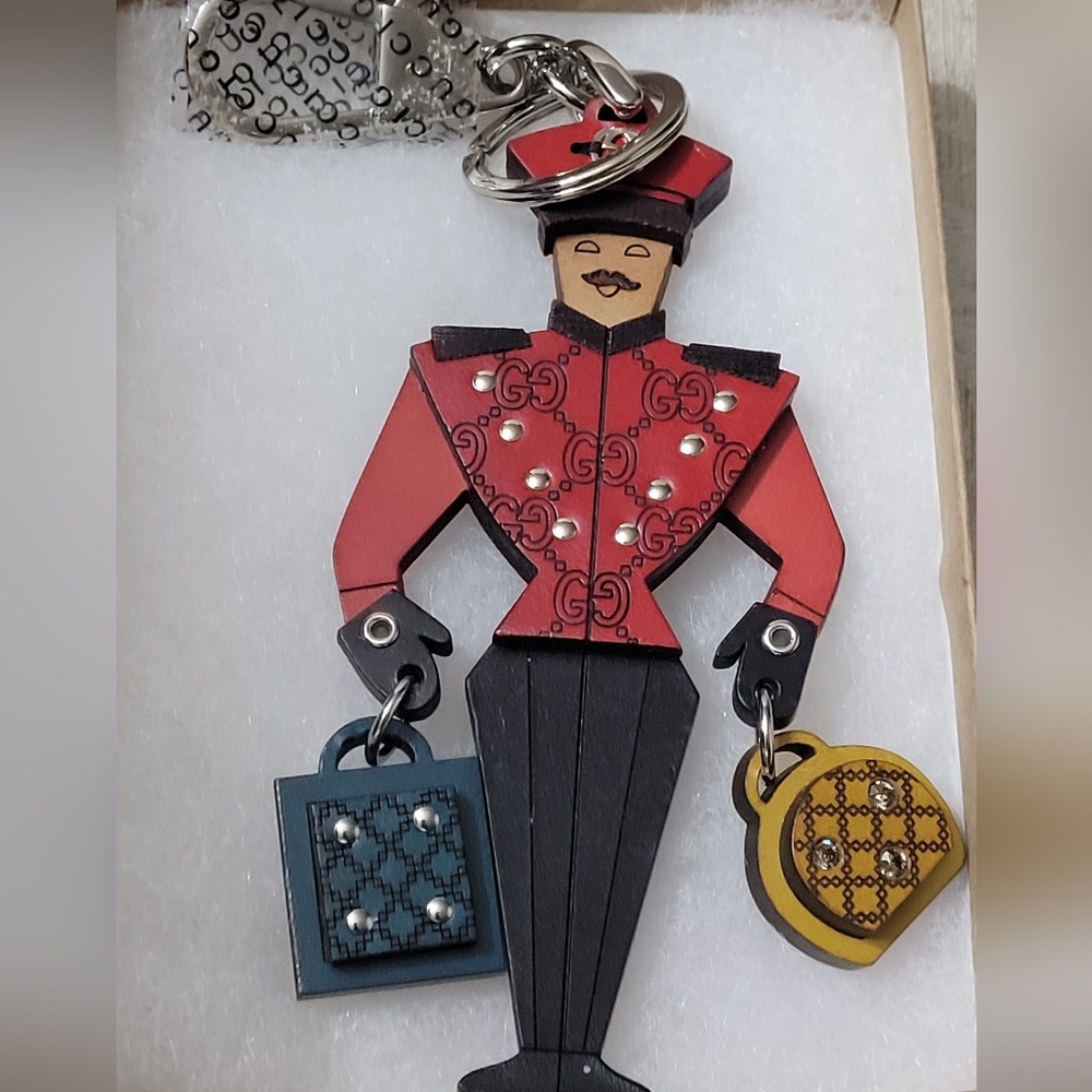 GUCCI BELLMAN NWOT BAG CHARM KEYCHAIN RARE - Picture 2 of 7